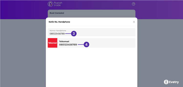 Cara isi pulsa dengan PayPal